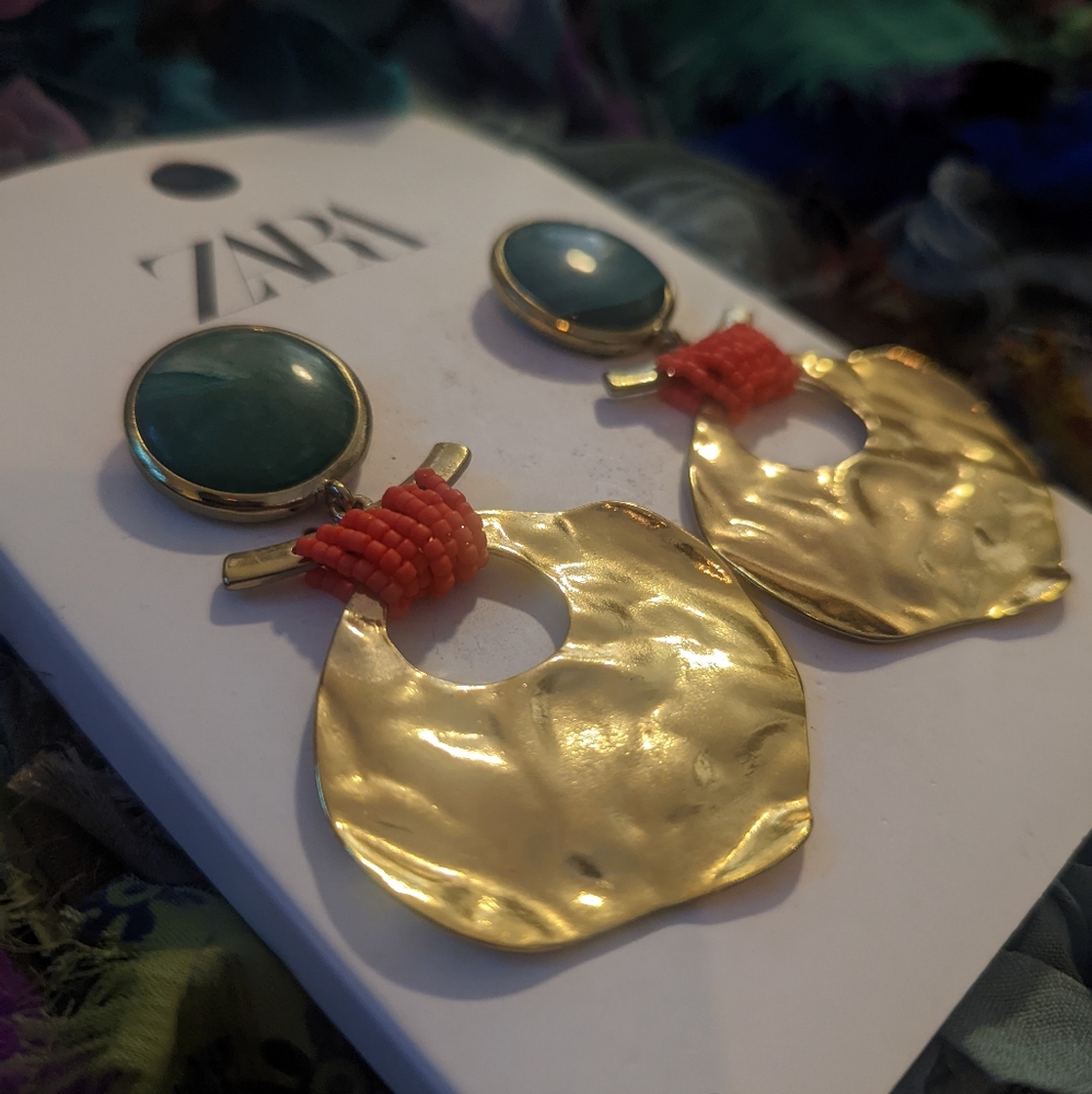 Zara boho gypsy dangle earrings
